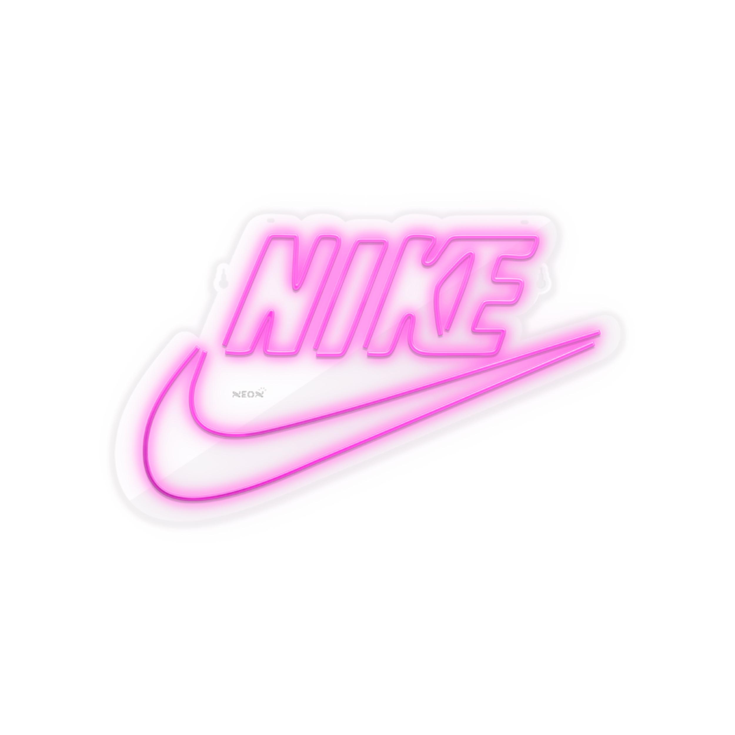 چراغ دیواری نئون دیزاین طرح Nike-Text_PN