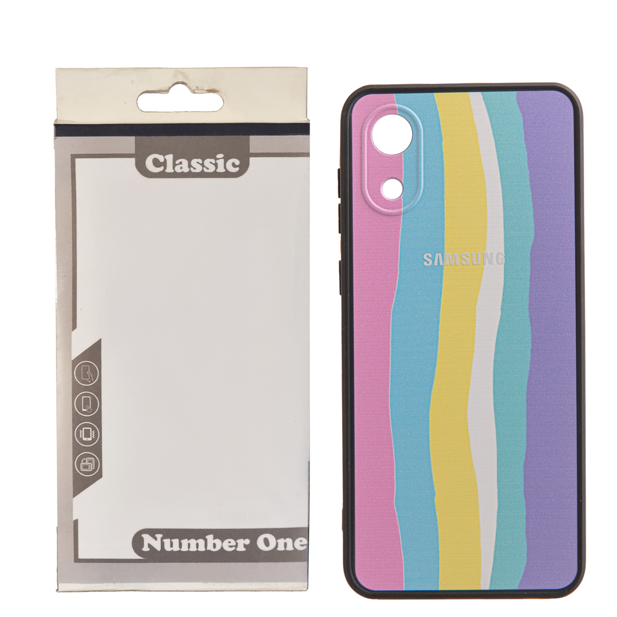 کاور کلاسیک طرح آبرنگی ژله ای مدل KHO.100 مناسب برای گوشی موبایل سامسونگ Galaxy A03 CORE