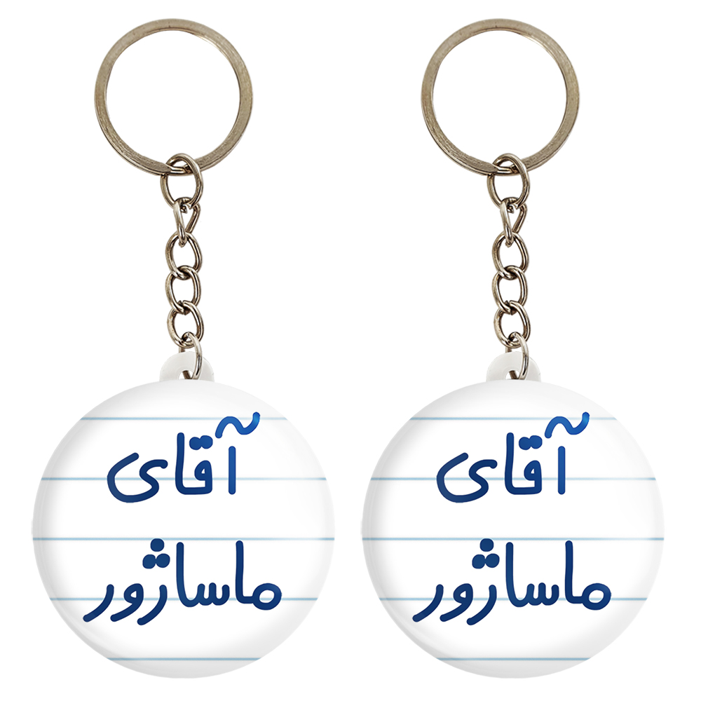 جاکلیدی خندالو مدل آقای ماساژور کد 6485 مجموعه 2 عددی