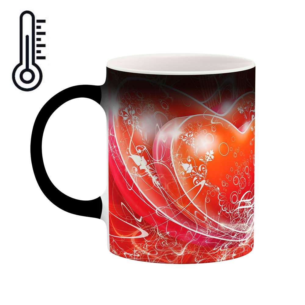 ماگ حرارتی طرح قلب مدل mgh00507