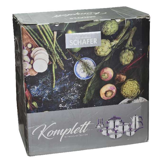 سرویس پخت و پز 18 پارچه شفر مدل Complett