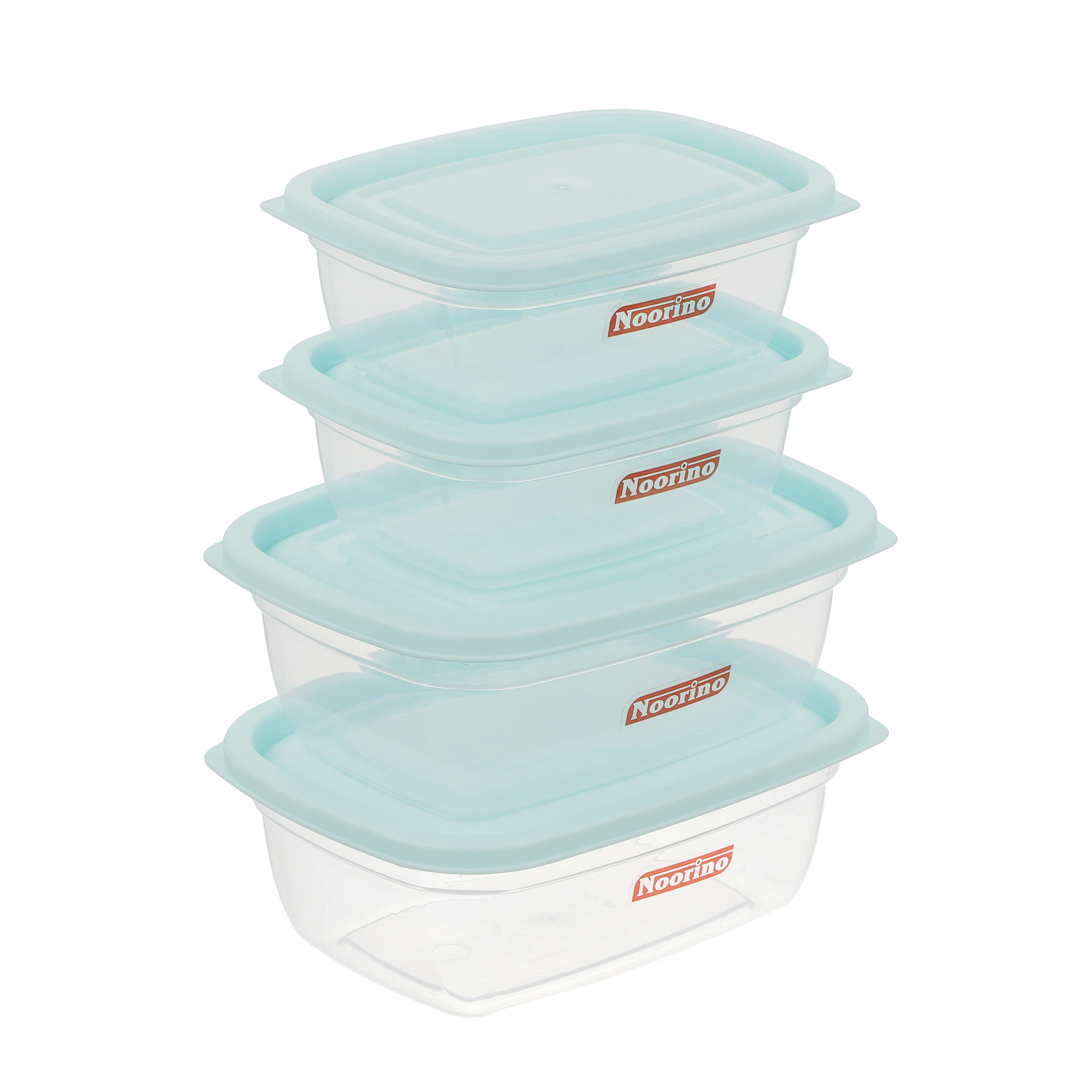 ظرف نگهدارنده نورینو مدل ترنج مجموعه 4 عددی