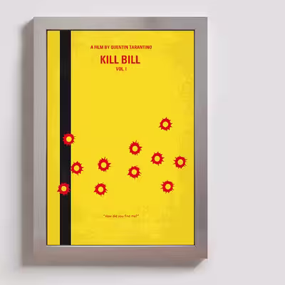 تابلو مدل kill bill S049