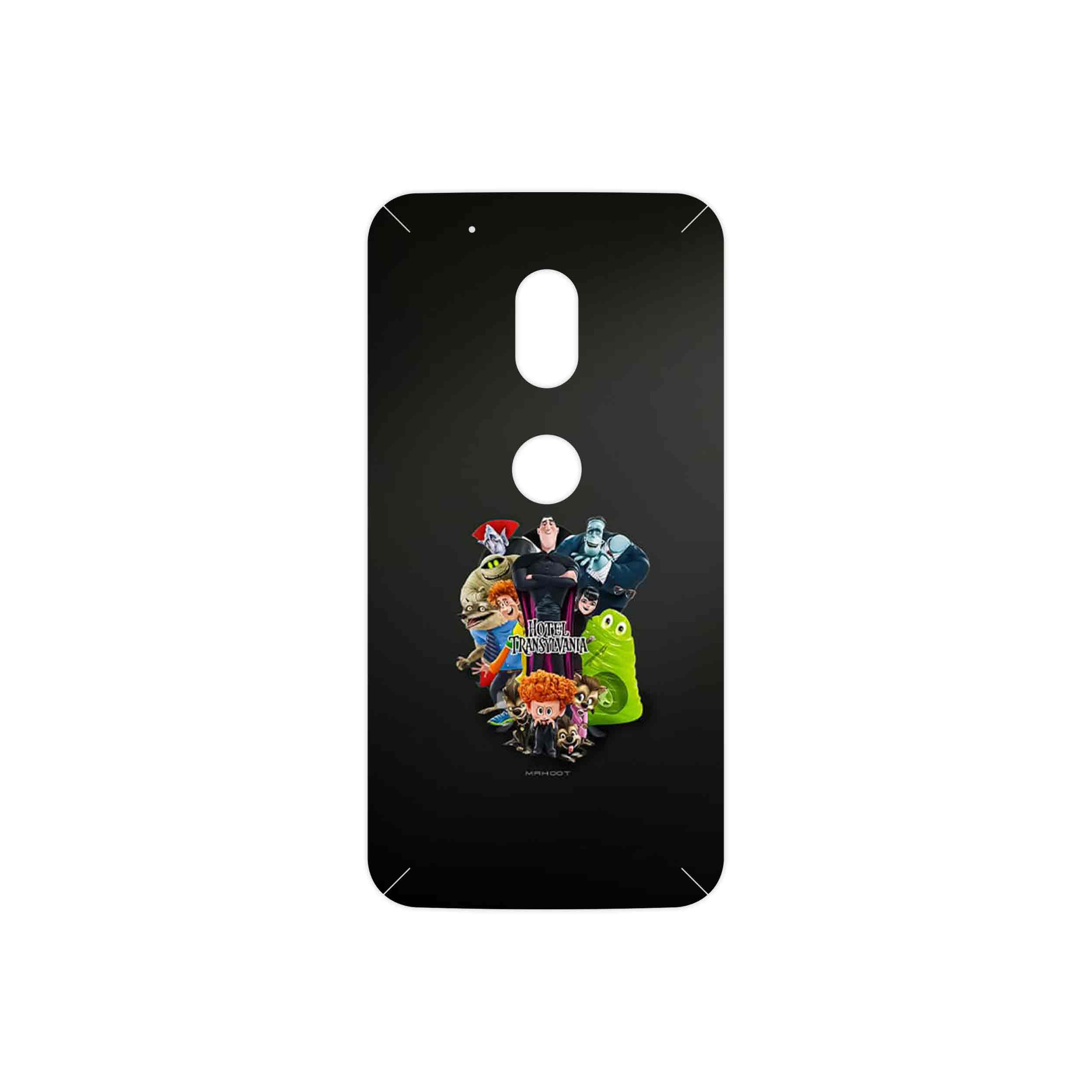 برچسب پوششی ماهوت مدل Hotel Transylvania مناسب برای گوشی موبایل موتورولا Moto G4 Play