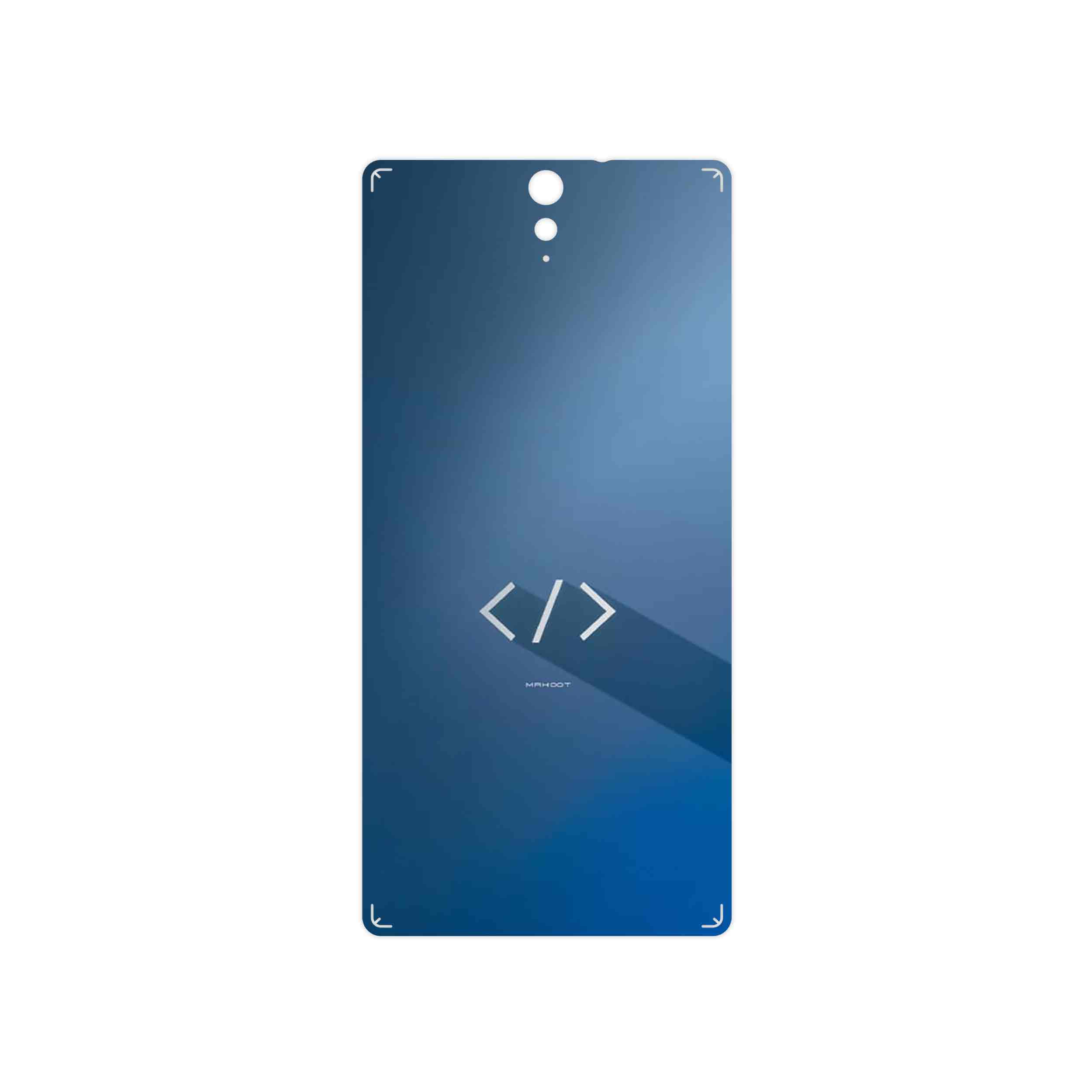 برچسب پوششی ماهوت مدل Minimal Coding icon مناسب برای گوشی موبایل سونی Xperia C5
