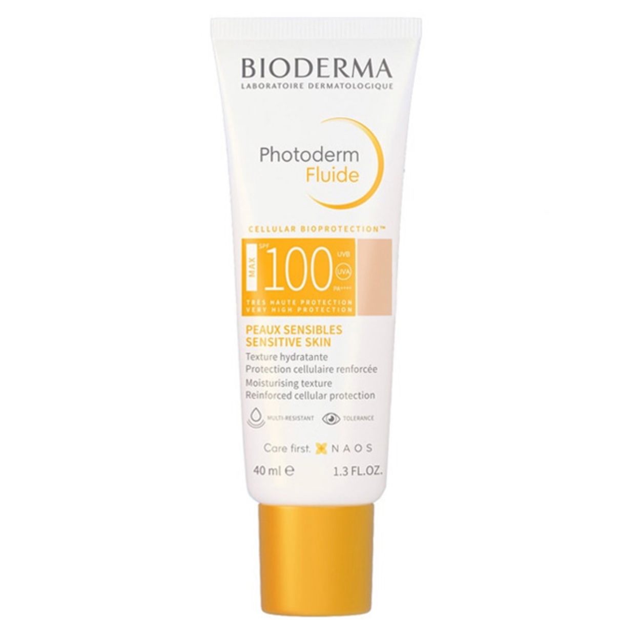 فلویید ضدآفتاب رنگ خیلی روشن بایودرما Photoderm SPF100 Fluid حجم 40 میلی لیتر
