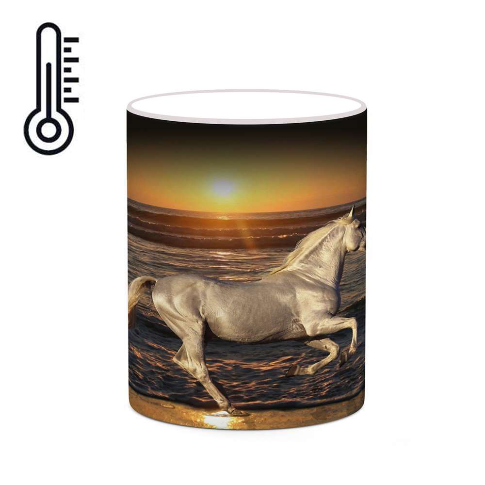 ماگ حرارتی کاکتی طرح اسب مدل mgh24310