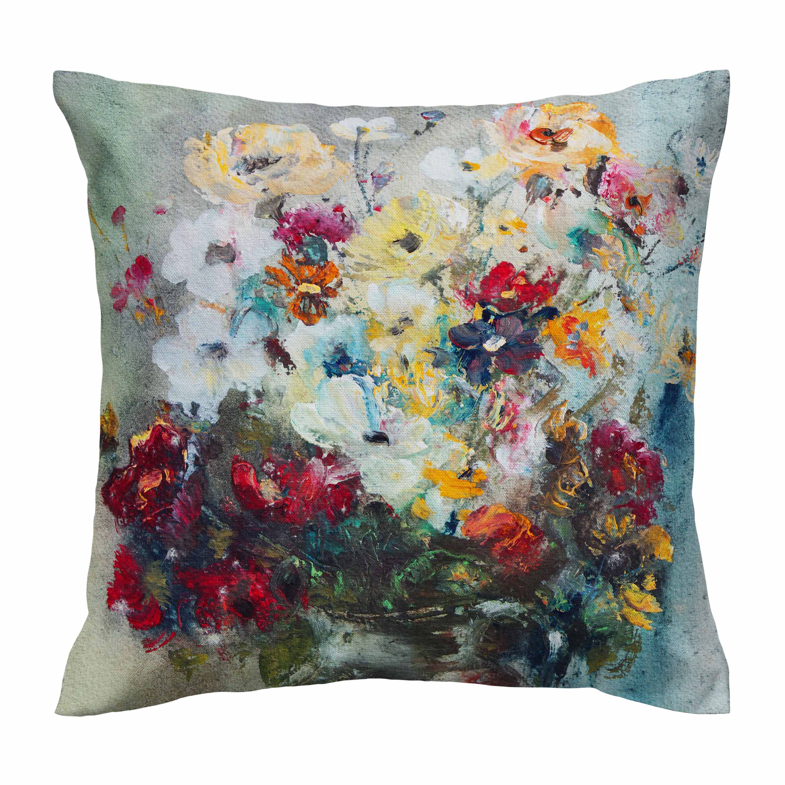 کاور کوسن طرح گل نقاشی بوم کد 713