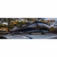 جعبه بار سقفی مشکی فضای اکو 310 لیتری ABS پلاستیک سیاه بندر Turtle