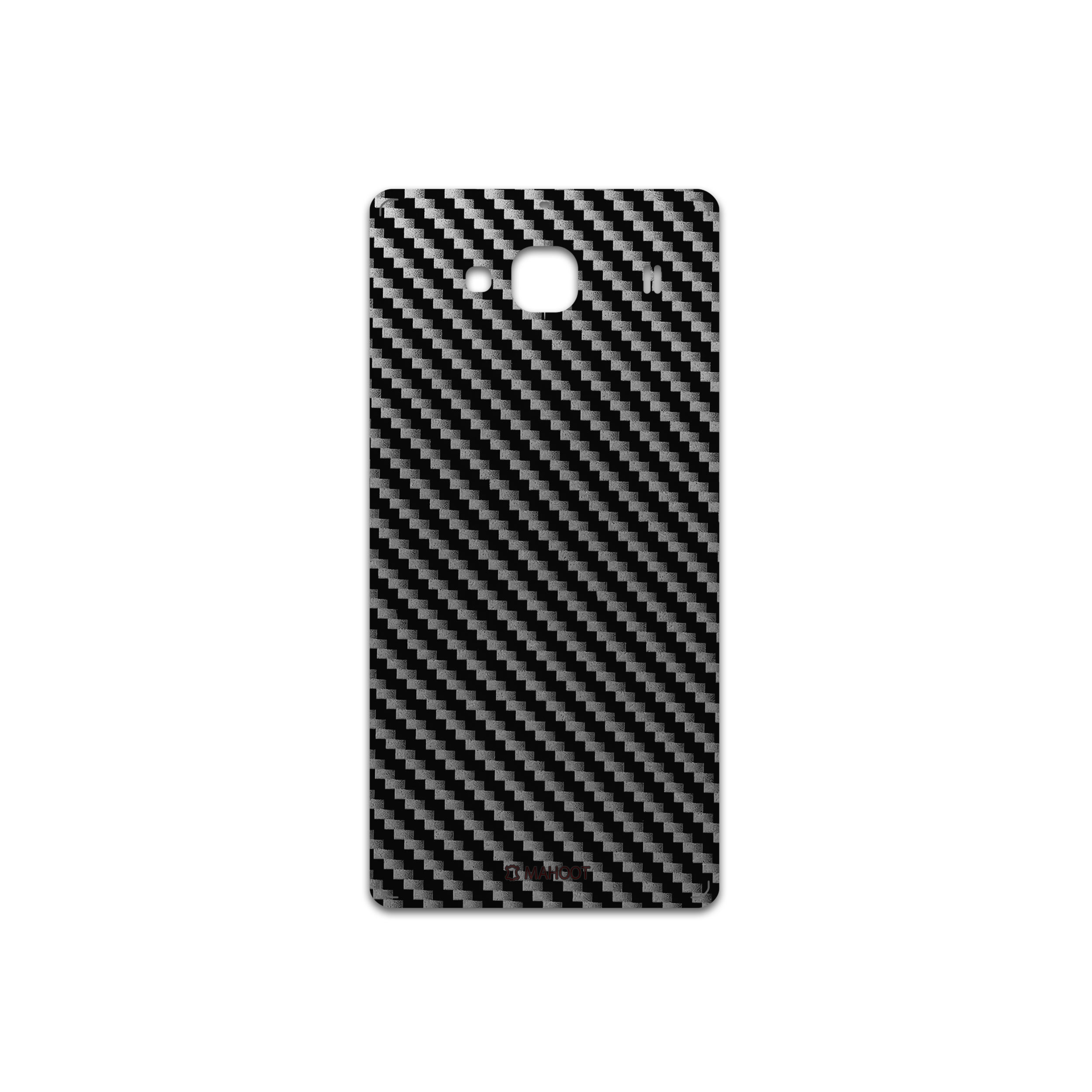 برچسب پوششی ماهوت مدل Glossy-Silver-Fiber مناسب برای گوشی موبایل شیائومی Redmi 2