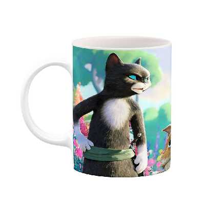 ماگ طرح انیمیشن گربه چکمه پوش  مدل mgp15755