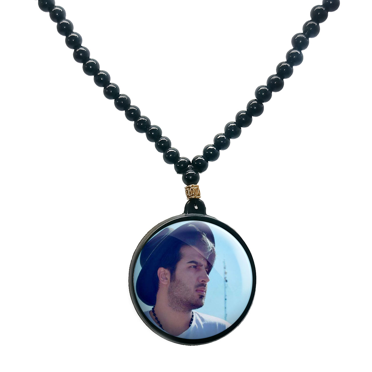 گردنبند پرمانه طرح ماکان بند کد pmd.8584 مدل دو طرفه