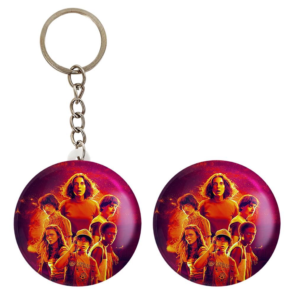 پیکسل خندالو مدل استرینجر تینگز Stranger Things کد 10842 به همراه جاکلیدی