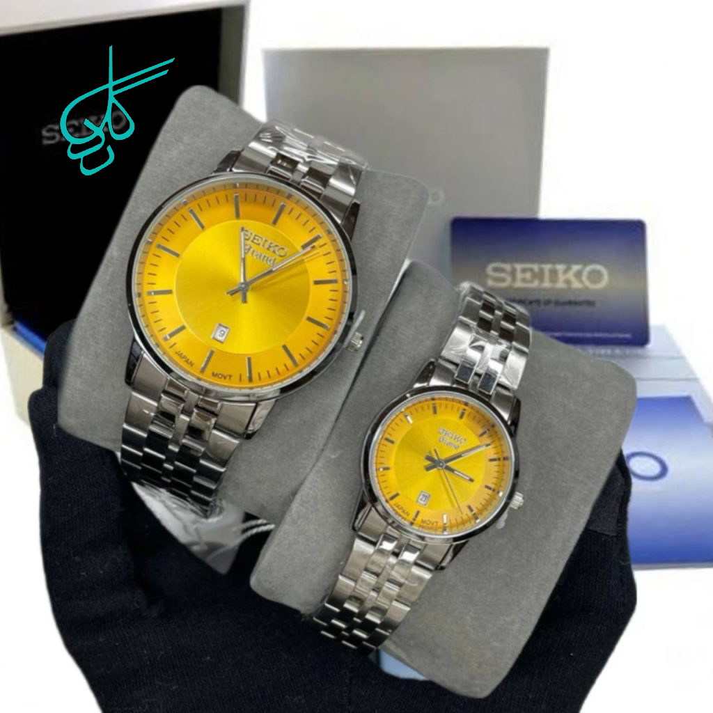 خرید ست ساعت سیکو مدل گرند کیفیت عالی موتور ژاپن رنگ ثابت کد 2116349 - ردگل