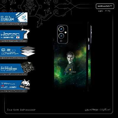 برچسب پوششی ماهوت مدل Scarlett Johansson-FullSkin مناسب برای گوشی موبایل وان پلاس 9