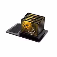 زیر لیوانی ماهوت مدل Dr-Mosadeq بسته 6 عددی