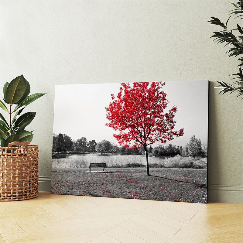 تابلو شاسی مدل درخت تنها کد S030001 | دنیای قاب