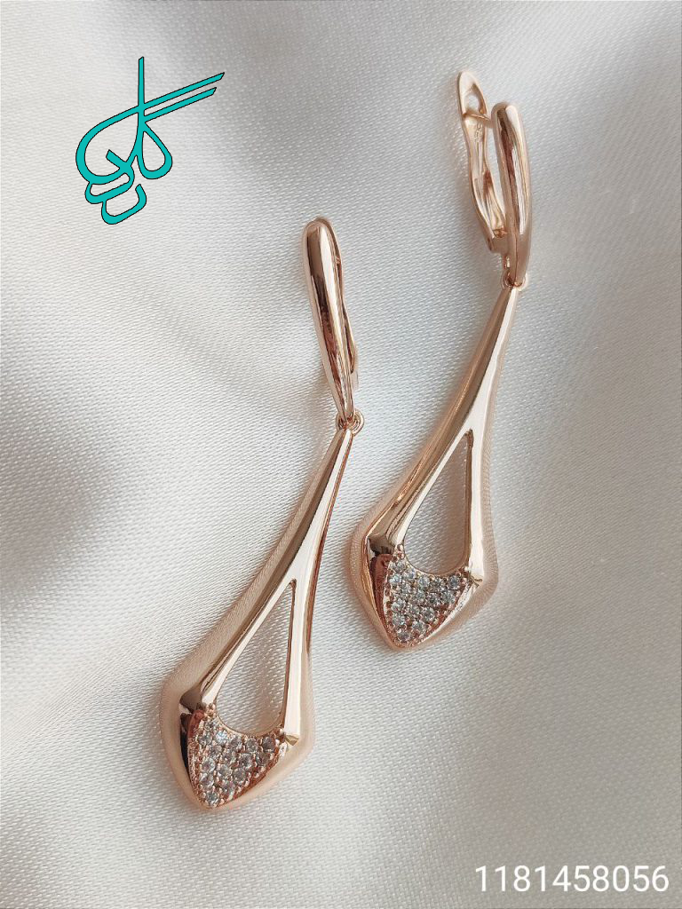 خرید گوشواره آویزی مارک ژوپینگ طرح جدی کد 1615419 - ردگل