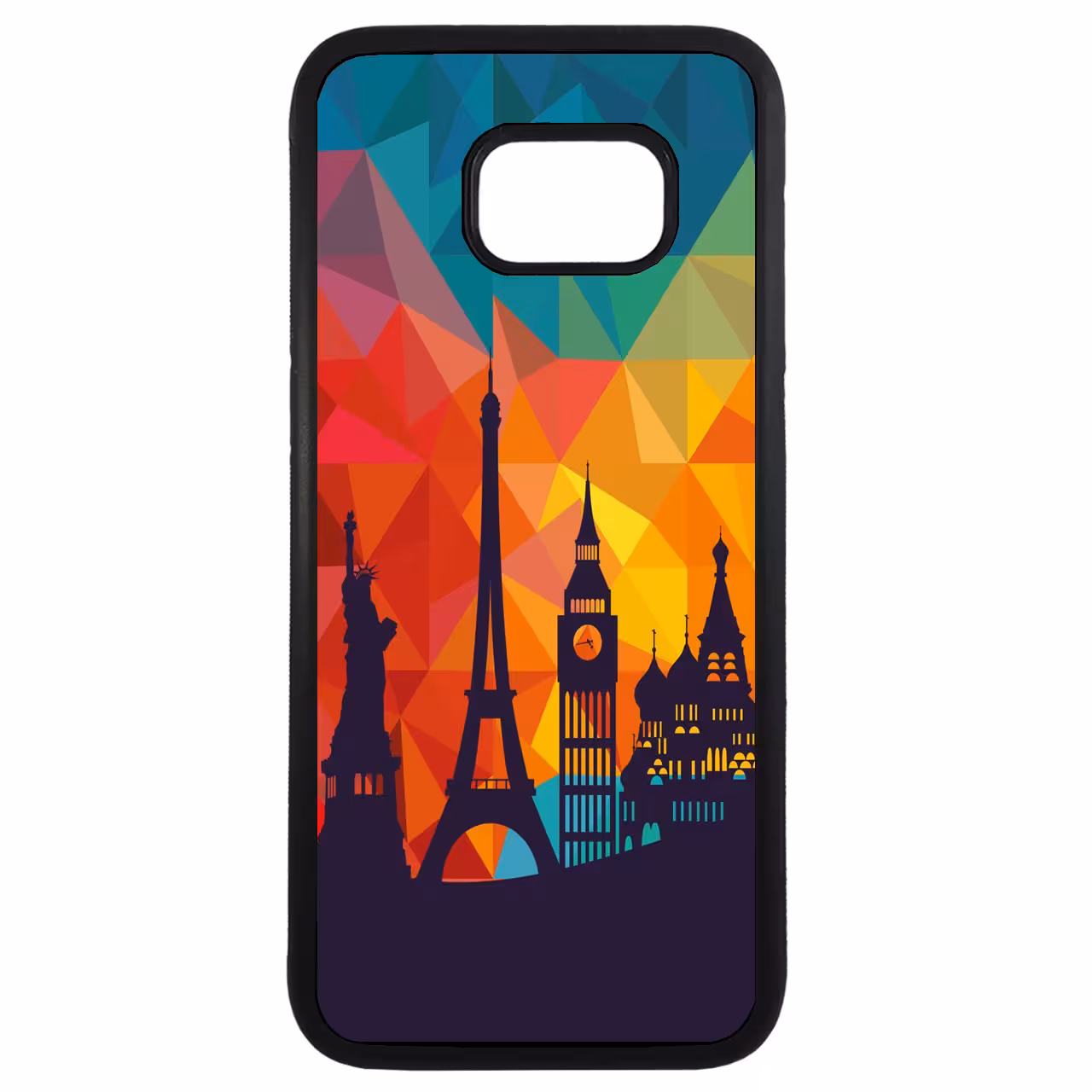 کاور طرح گردشگری کد 11054094057 مناسب برای گوشی موبایل سامسونگ galaxy s6 edge plus