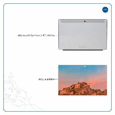 برچسب پوششی ماهوت مدل ARG-e-BAM مناسب برای تبلت مایکروسافت Surface 2 RT 2013