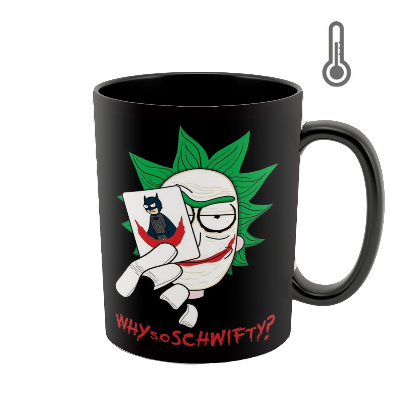 ماگ حرارتی طرح rick &amp; morty مدل جوکر