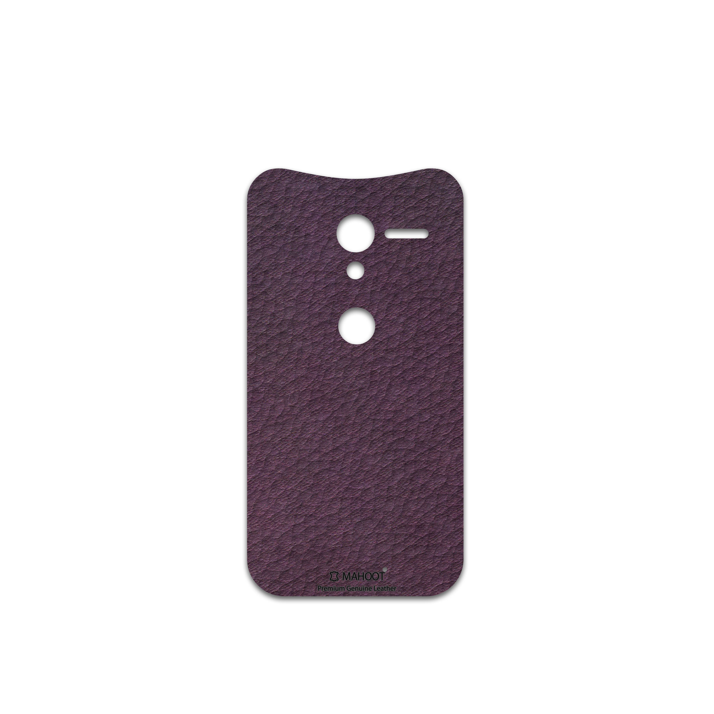 برچسب پوششی ماهوت مدل Purple-Leather مناسب برای گوشی موبایل موتورولا Moto X