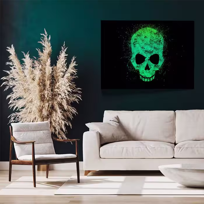 تابلو مدل skull کد F-12046