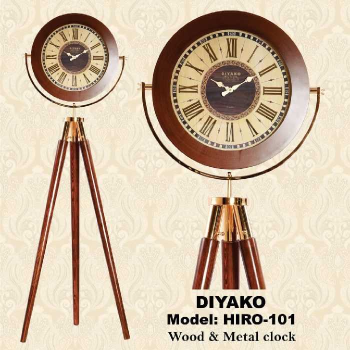 ساعت سه پایه دیاکو مدل هیرو قهوه ای