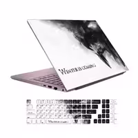 استیکر لپ تاپ گراسیپا طرح Winter is coming مناسب برای لپ تاپ 15 اینچی به همراه برچسب حروف فارسی کیبورد
