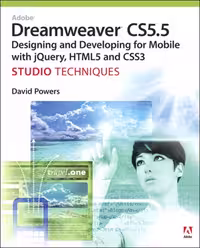 خرید و دانلود نسخه کامل کتاب Adobe Dreamweaver CS5.5 Studio Techniques: Designing and Developing for Mobile with jQuery, HTML5, and CSS3