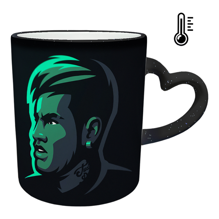 ماگ حرارتی مدل دسته قلبی اکلیلی طرح نیمار کد 94