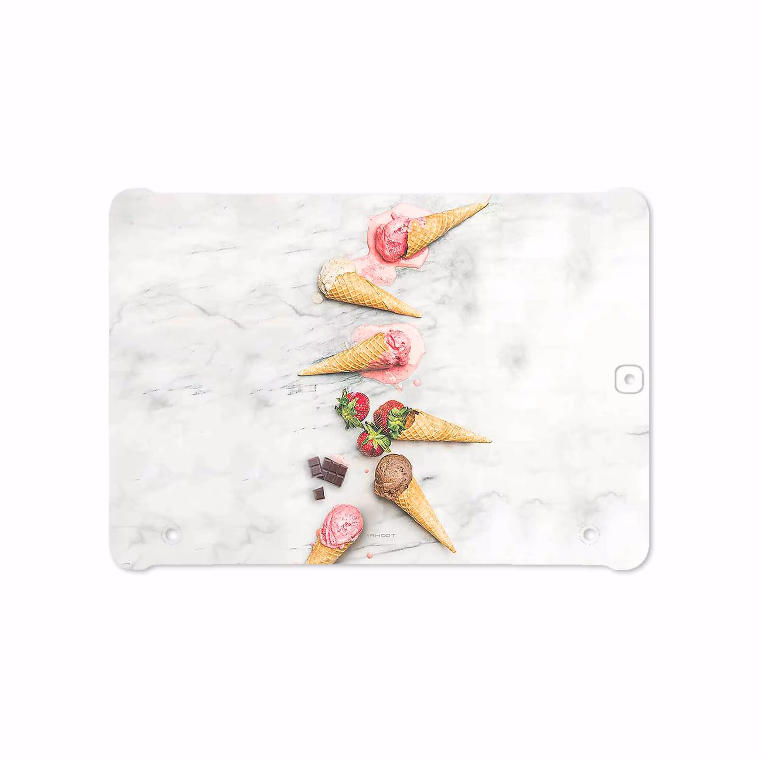 برچسب پوششی ماهوت مدل Funnel ice cream مناسب برای تبلت سامسونگ Galaxy Tab S2 9.7 2015 T810