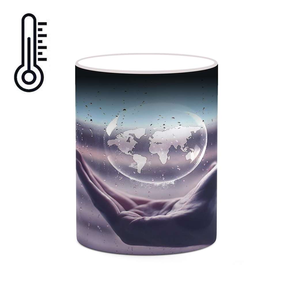 ماگ حرارتی کاکتی طرح فانتزی مدل mgh20551