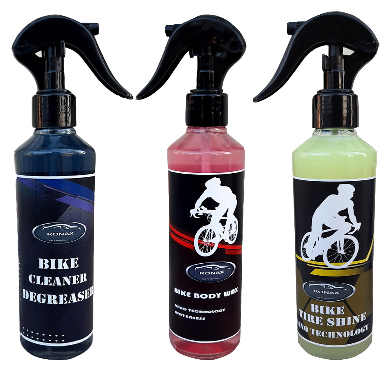 اسپری واکس دوچرخه روناکس مدل G10 مجموعه 3 عددی