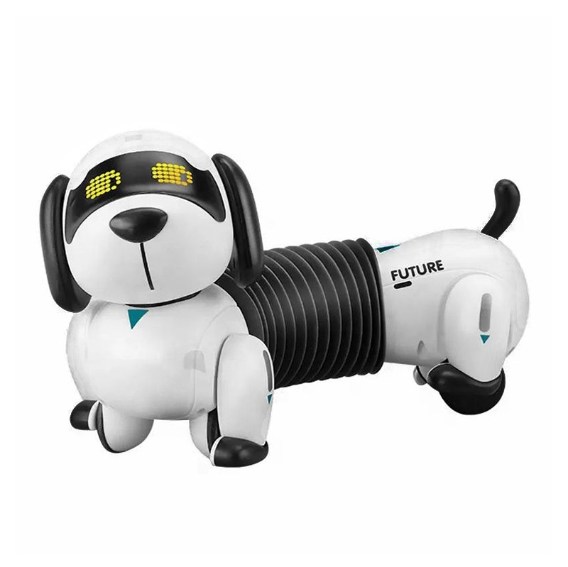 ربات کنترلی مدل سگ طرح Follow The Dachshund رنگ سفید 