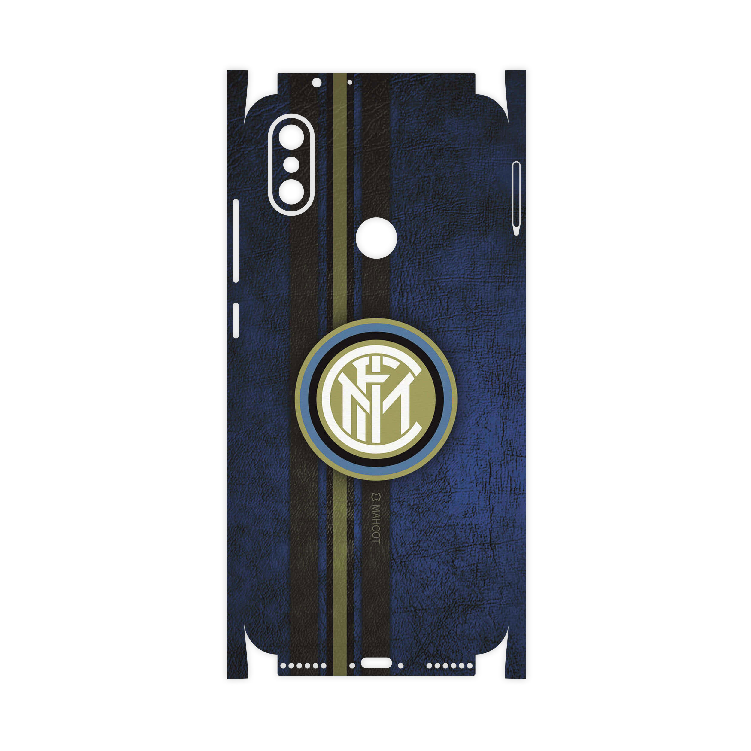 برچسب پوششی ماهوت مدل Inter-Milan-FC-FullSkin مناسب برای گوشی موبایل شیائومی Mi 6X