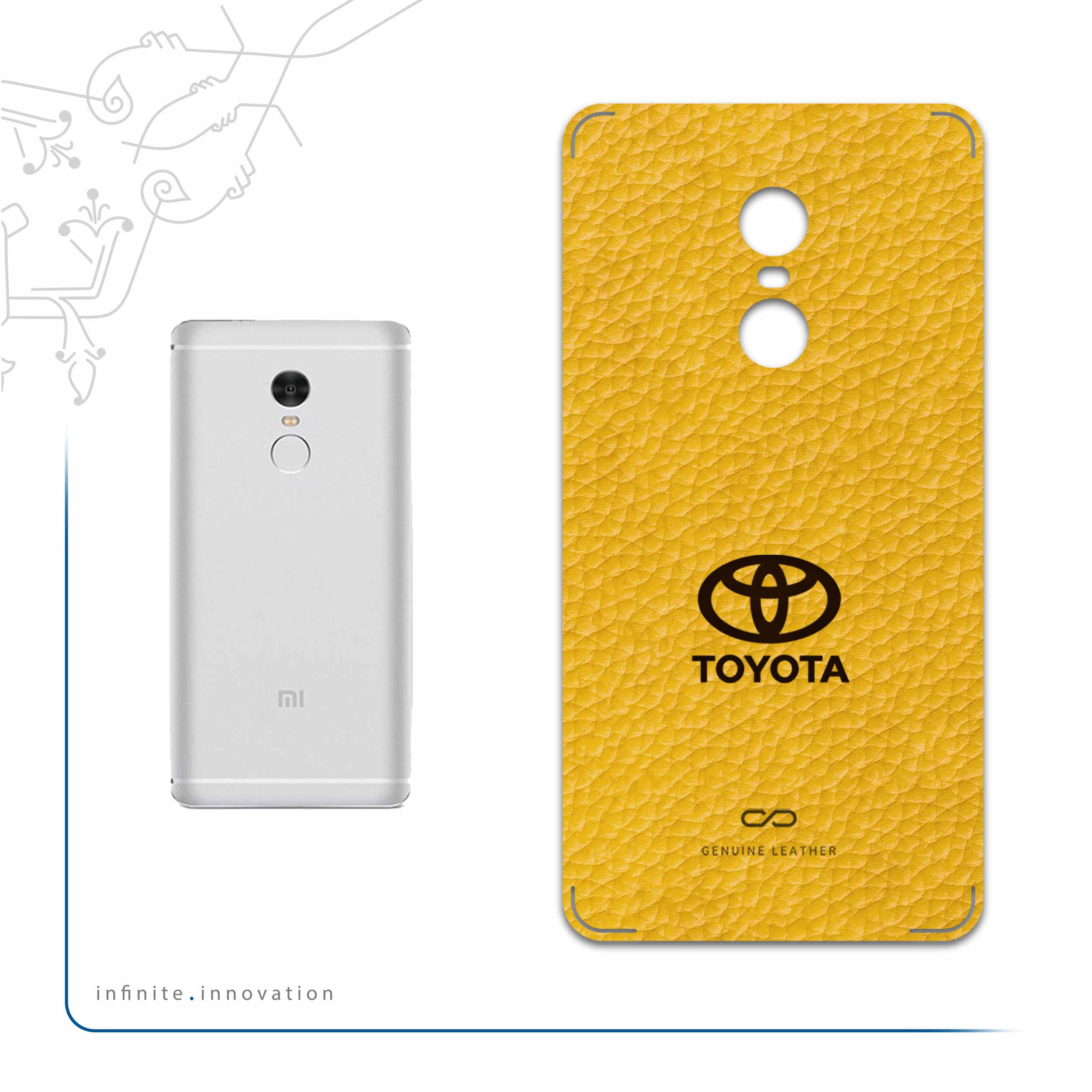 برچسب پوششی ماهوت مدل ML-TYT مناسب برای گوشی موبایل شیائومی Redmi Note 4