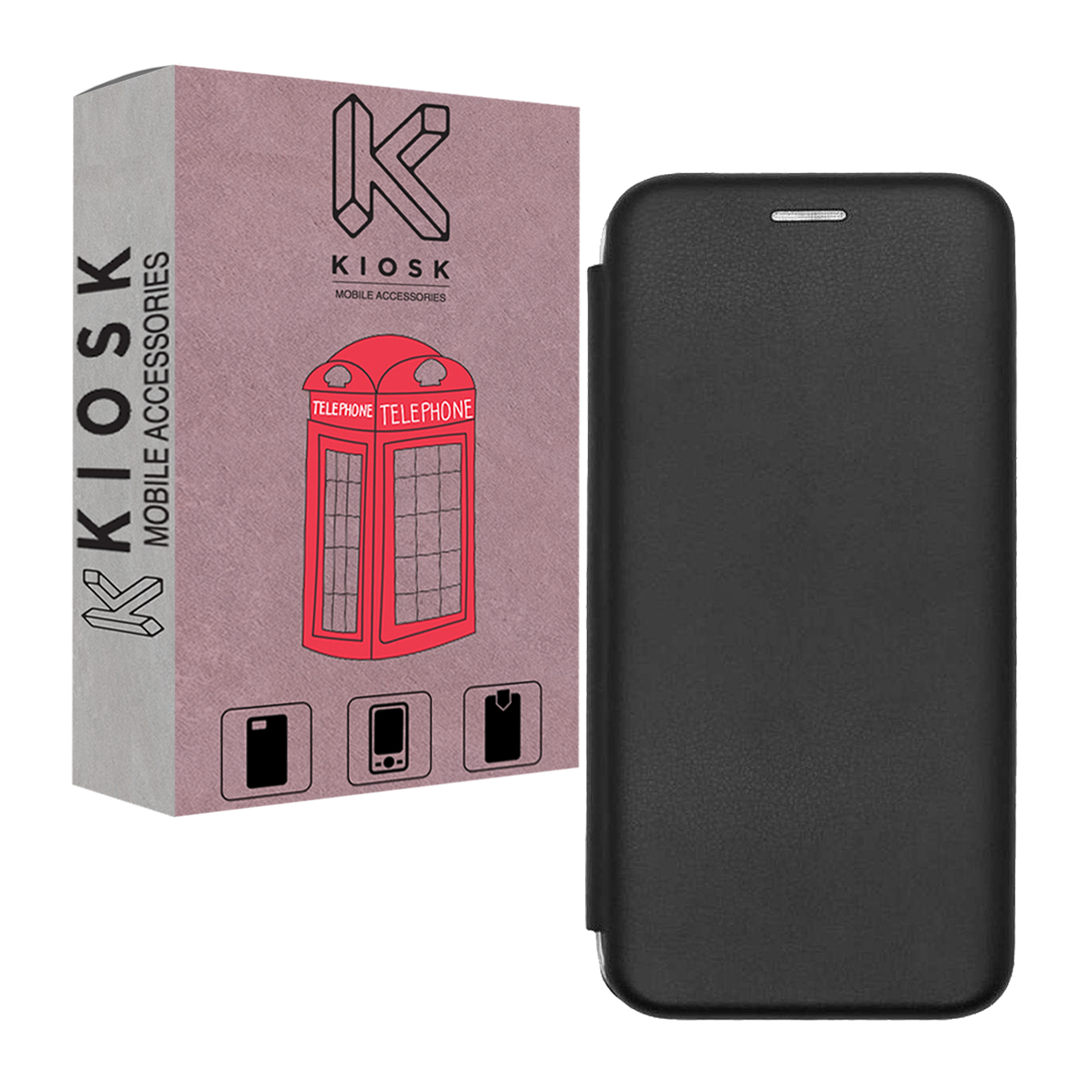  کیف کلاسوری کیوسک مدل KMGNT-1 مناسب برای گوشی موبایل سامسونگ Galaxy A2 Core