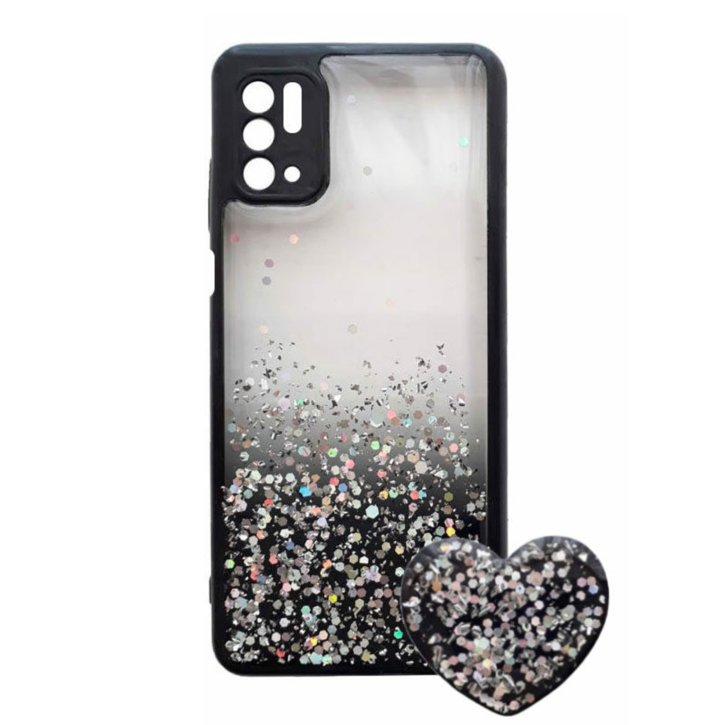 کاور مدل اکلیلی ستاره ای کد 08 مناسب برای گوشی موبایل شیائومی POCO M3 PRO به همراه پایه نگهدارنده