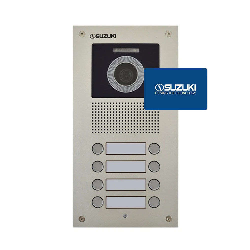 پنل آیفون تصویری کارتی 8 واحدی سوزوکی سری U