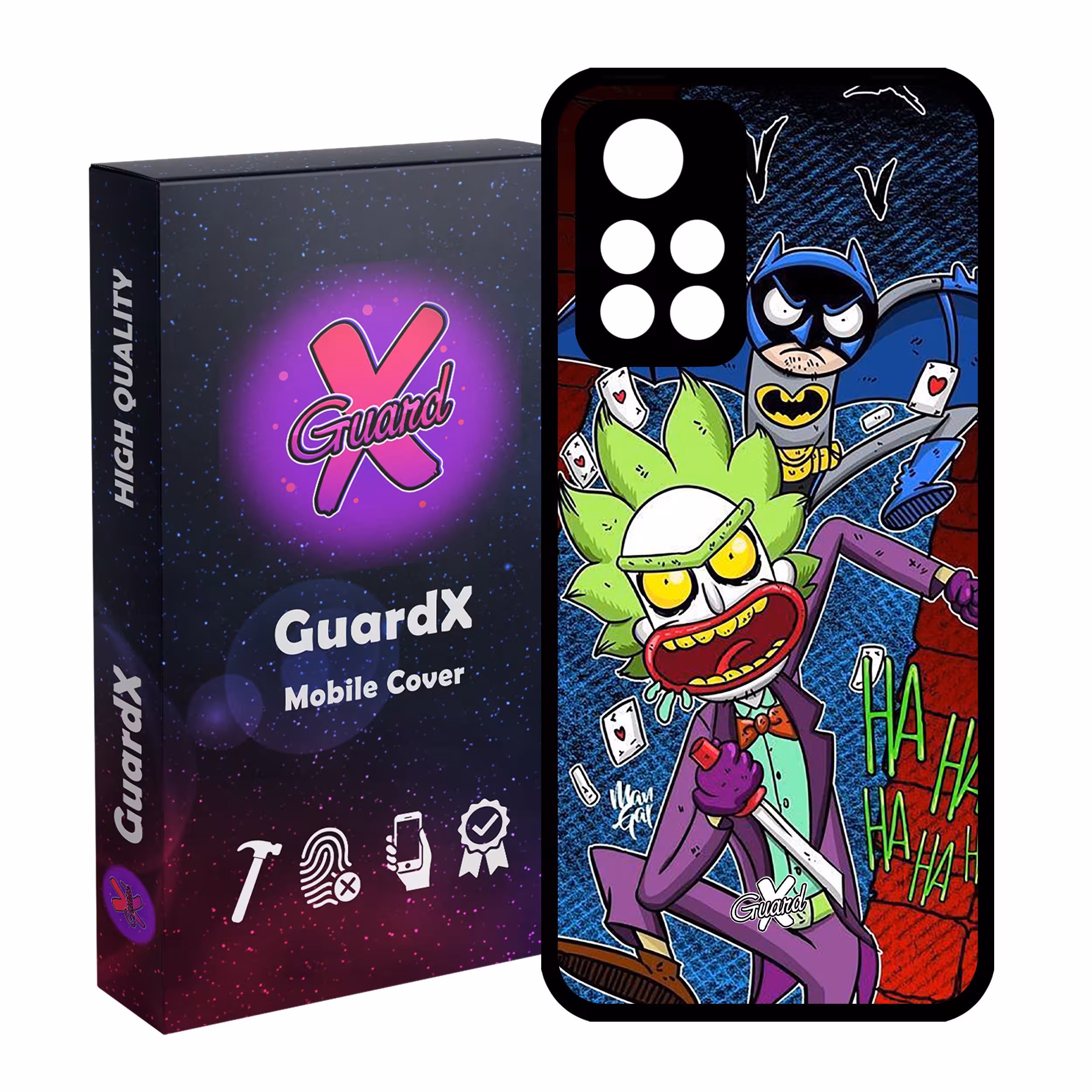 کاور گارد ایکس طرح Rick and Morty مدل Glass10154 مناسب برای گوشی موبایل شیائومی Poco M4 Pro 5G/Redmi Note 11T 5G/Redmi Note 11S 5G