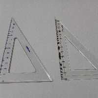 خطکش 3عددی گونیا طلقی 90 درجه 