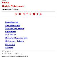 خرید و دانلود نسخه کامل کتاب Perl quick reference