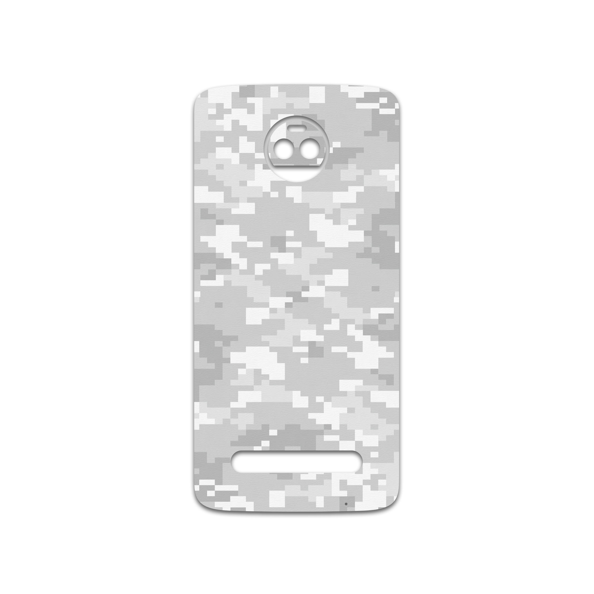 برچسب پوششی ماهوت مدل Army-Snow-Pixel مناسب برای گوشی موبایل موتورولا Moto Z2 Force