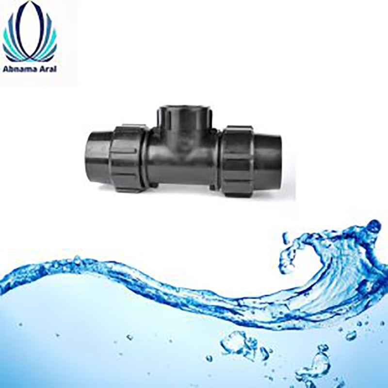 سه راه ماده سایز  63در63 در دو اینچ 