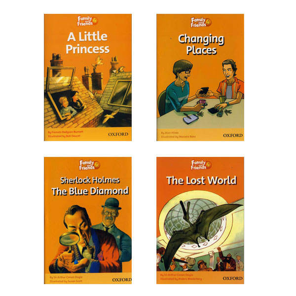 کتاب Readers family and friends 4 اثر جمعی از نویسندگان انتشارات کتاب ما 4 جلدی