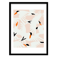 قیمت و خرید تابلو دکوراتیو مدل نقاشی انتزاعی پرنده کد 014