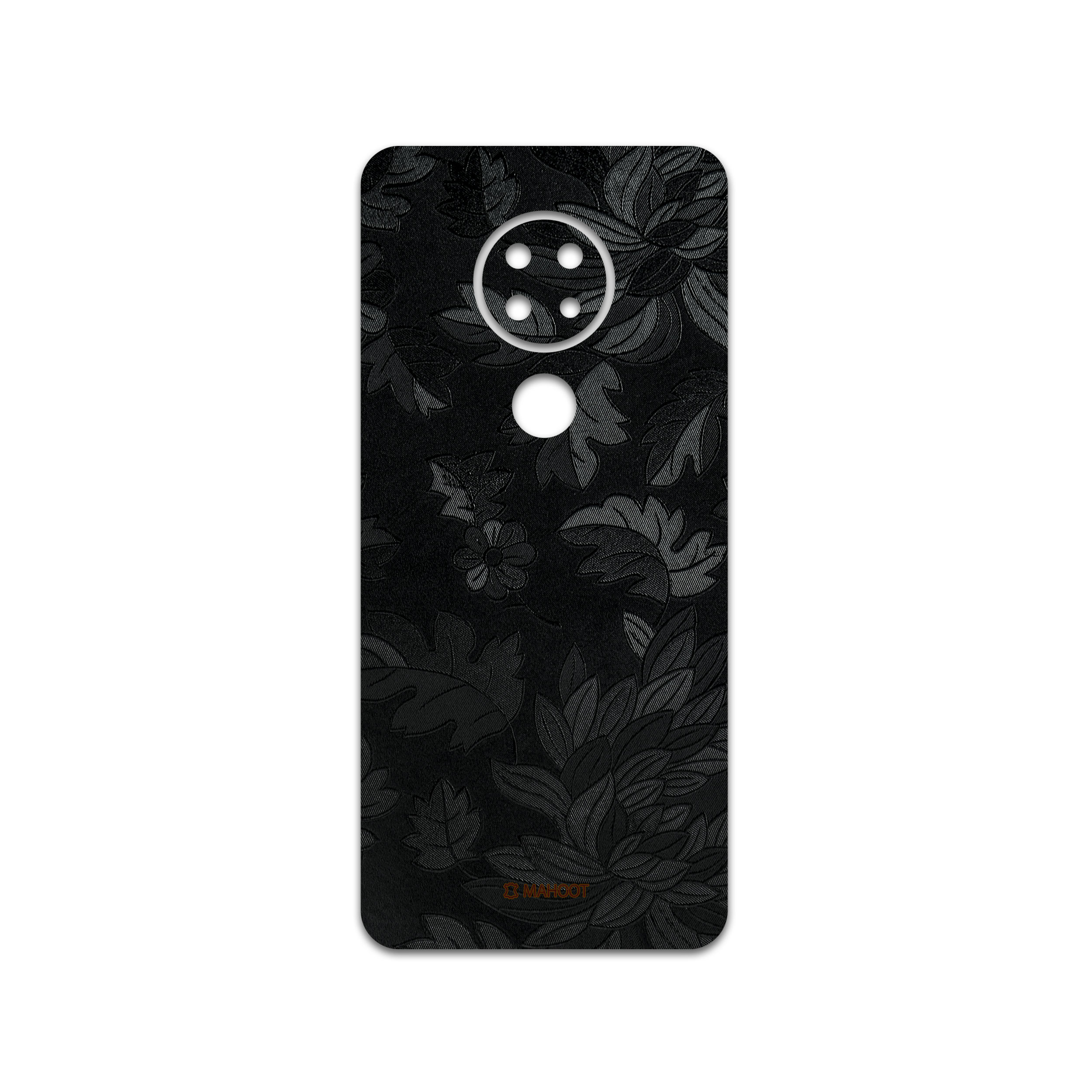 برچسب پوششی ماهوت مدل Black-Wildflower مناسب برای گوشی موبایل نوکیا 6.2