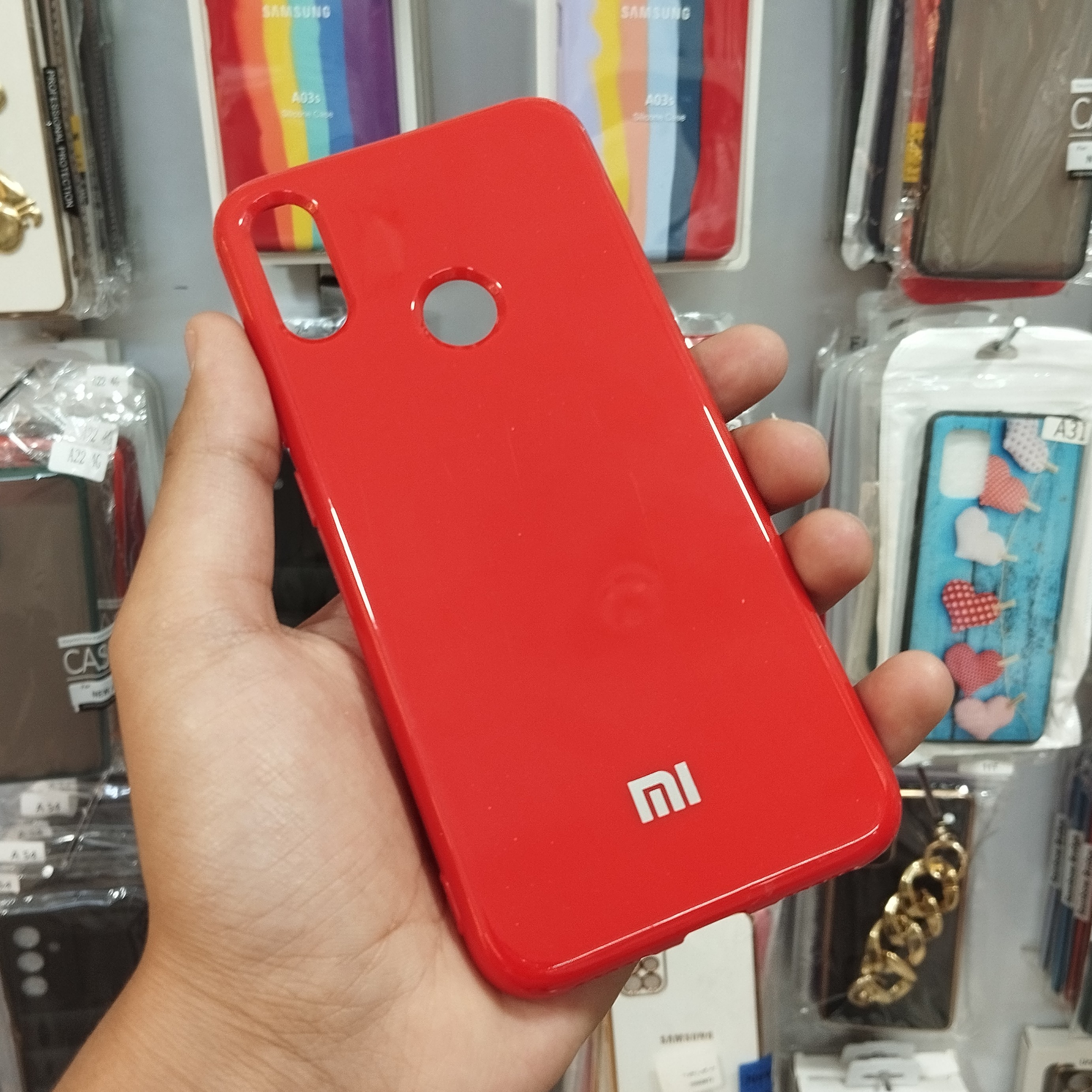 گارد - کاور - قاب ژله ای رنگ قرمز با کیفیت مناسب شیائومی Redmi Note 7 (note 7) - Note 7 Pro (note 7 pro)