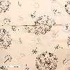 ملحفه آدنو مدل Dandelion کد IR119 دونفره سایز 240x240 سانتی متر